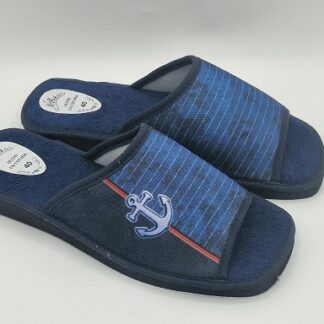Zapatillas de casa caballero Ancla marino