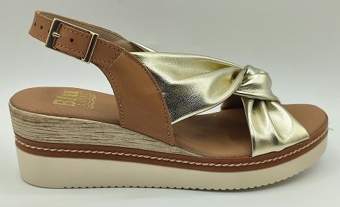Sandalia mujer en piel con cuña Blusandal 229 - Imagen 10