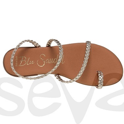 Sandalia plana dedo trenzada Blusandal 951 - Imagen 6