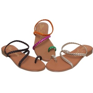 Sandalia plana dedo trenzada Blusandal 951