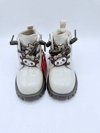 Bota infantil charol blanco Apawwa 1613 - Imagen 2