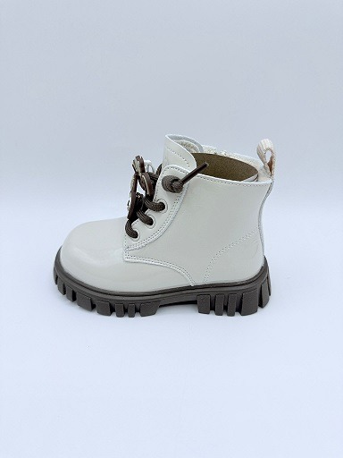 Bota infantil charol blanco Apawwa 1613 - Imagen 5