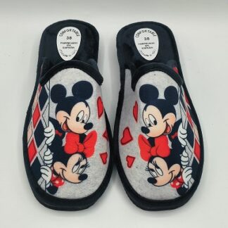 Zapatillas de casa Mickey Minnie rombos Confortable