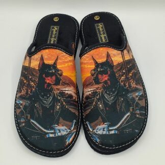 Zapatillas de casa caballero Dóberman Harley Davidson