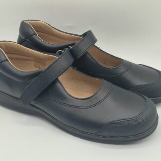 Zapato colegial niña con velcro Jam 8029p