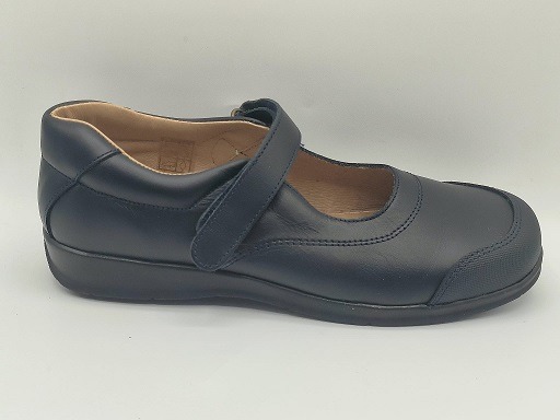 Zapato colegial niña con velcro Jam 8029p - Imagen 4