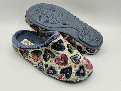 Zapatillas casa corazones plantilla extraíble Kokis 71036 - Imagen 10