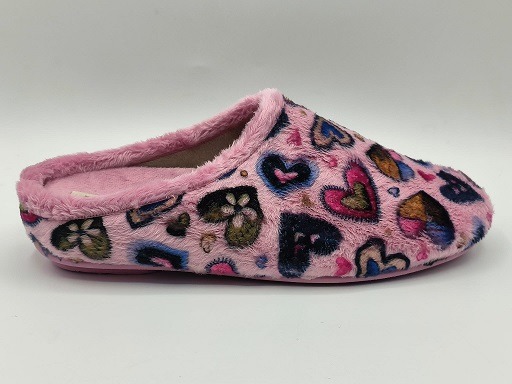 Zapatillas casa corazones plantilla extraíble Kokis 71036 - Imagen 2