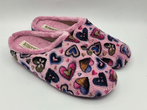 Zapatillas casa corazones plantilla extraíble Kokis 71036 - Imagen 6