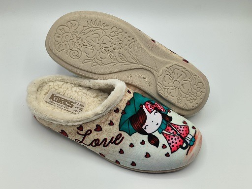 Zapatillas casa plantilla extraíble Kokis 71040 - Imagen 2