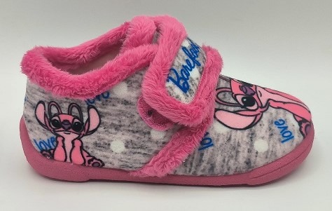 Zapatilla de casa cerrada infantil Stitch y Angel barefoot - Imagen 4