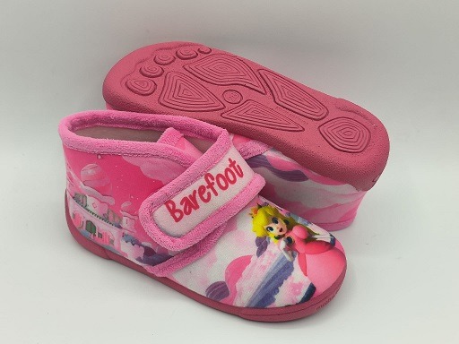 Botita infantil de casa Princesa Peach Mario Bros barefoot - Imagen 2