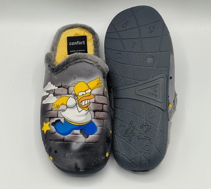 Zapatillas de casa caballero Homer y bart Simpsons - Imagen 5
