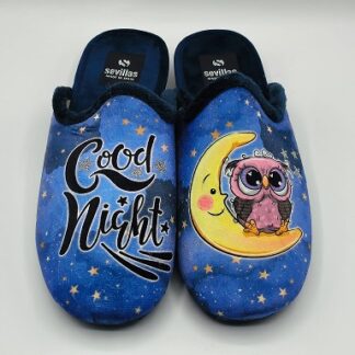 Zapatillas de casa mujer invierno Buho Good Night