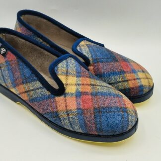 Zapatillas de casa mujer de cuadros  Z. Mavil 217