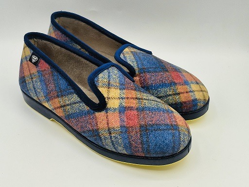 Zapatillas de casa mujer de cuadros Z. Mavil 217