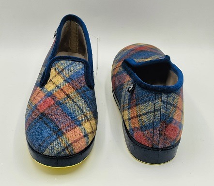 Zapatillas de casa mujer de cuadros Z. Mavil 217 - Imagen 4