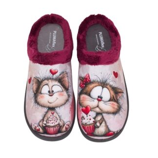 Zapatillas de casa Gatos Roal Plumaflex 12213